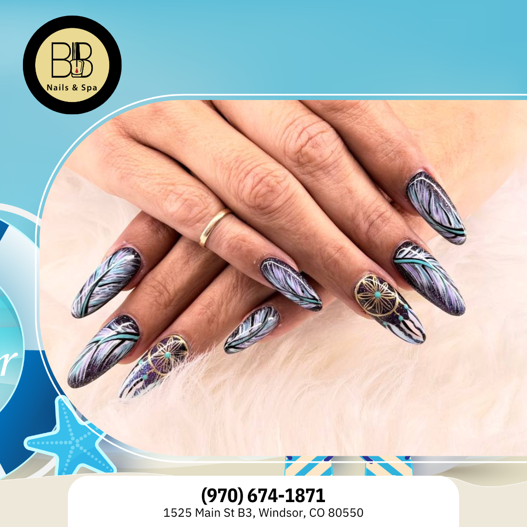 B B NAILS logo